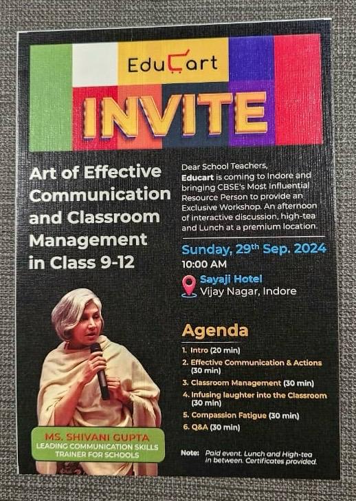 Teachers Workshop in Indore