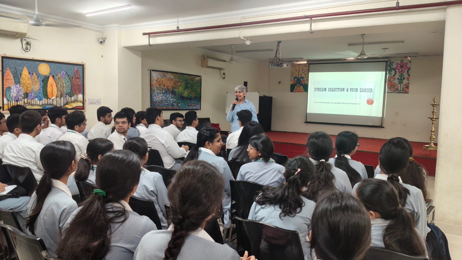 Session on Stream Selection after Grade X, at Bal Bharati Public School, Rohini on 16 April 2026